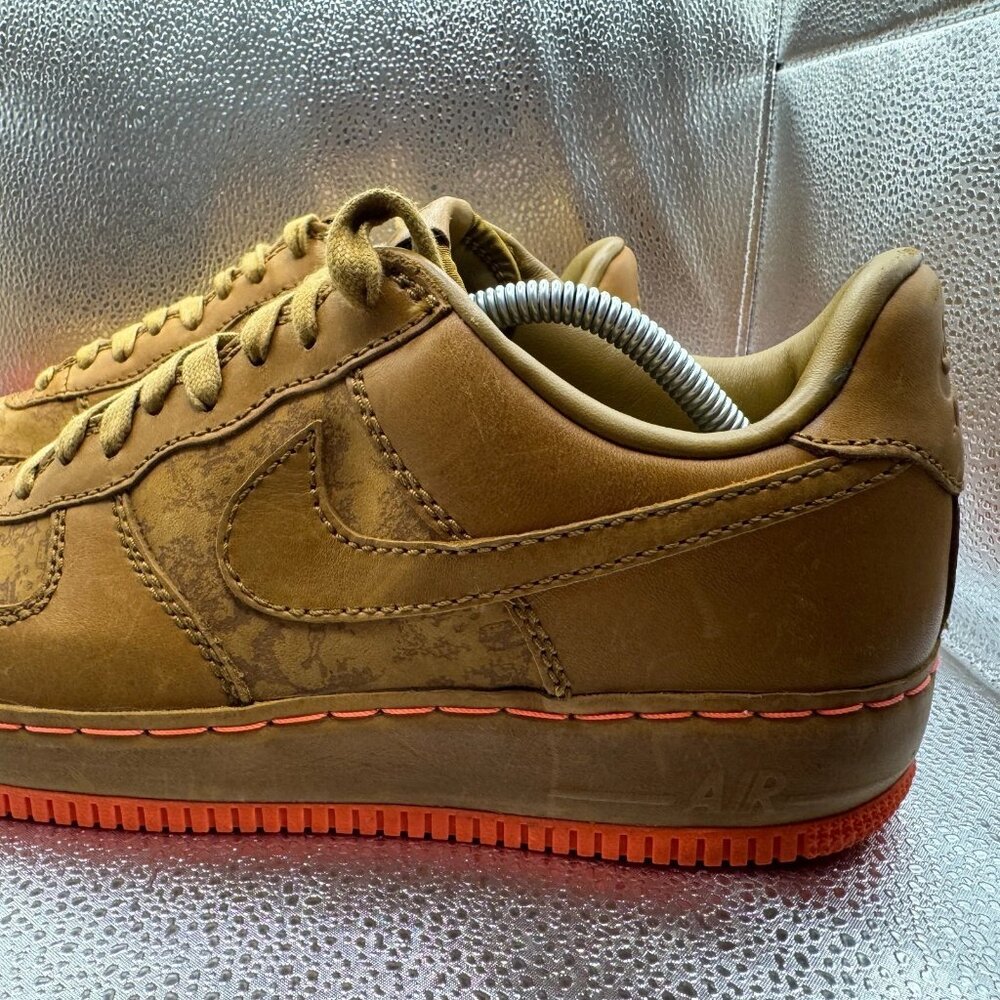 Size 11.5 Nike Air Force 1 Insideout Low Mapple Brown Mens Sneaker‎ 312486-271 - Picture 5 of 11